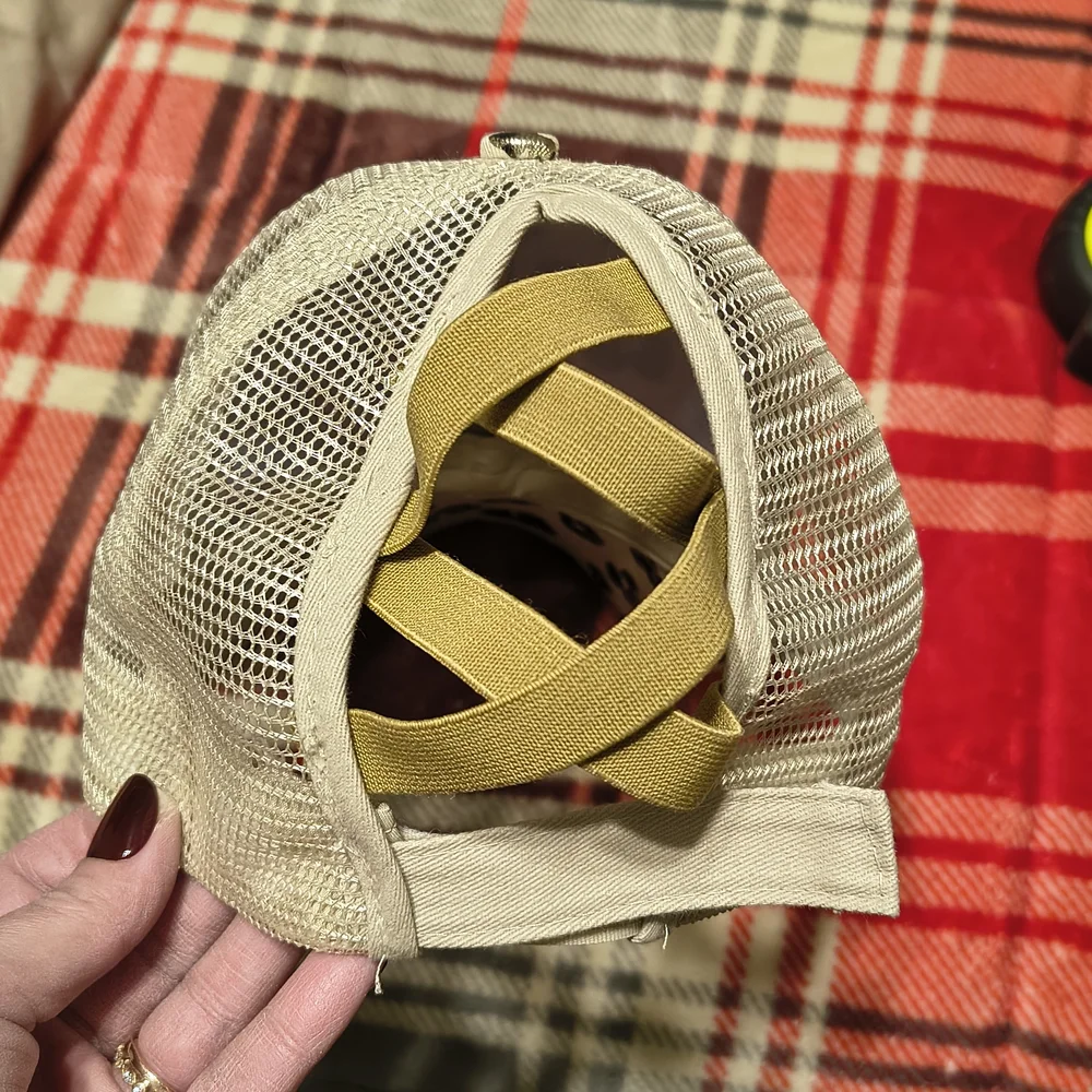 Leopard Print Cap With The Ability To Put Your Hair Up. See Next Picture 🖼️ - Picture 2 of 2